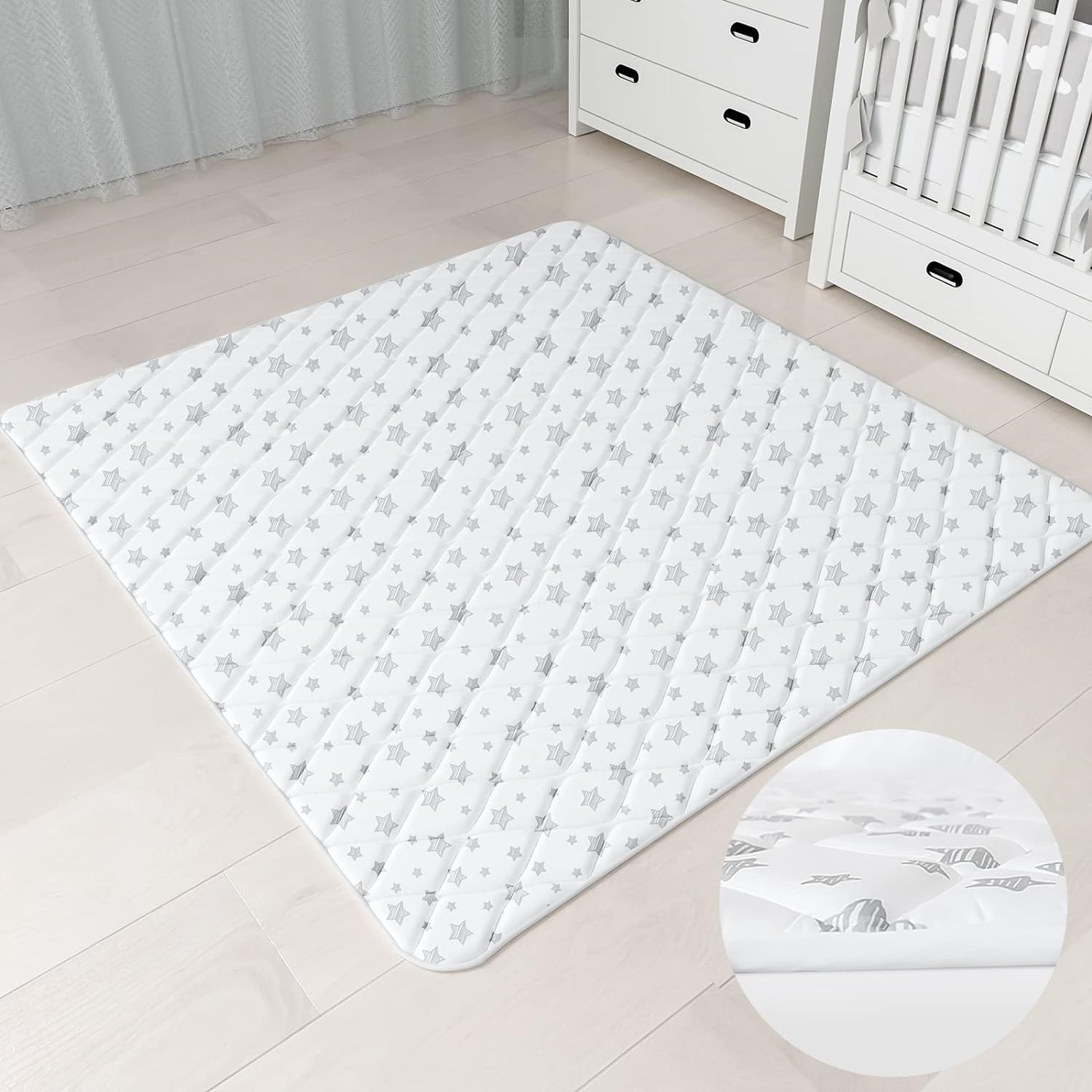 Vintage Grey Baby Play Mats Bundle | Eva Foam Non-Slip Baby-Safe Soft Floor Tiles For Unisex Play Room And Nursery cheapest Flooring