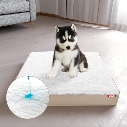 Dog Bed for Crate with Plush Removable Washable Cover-Moonsea Bedding