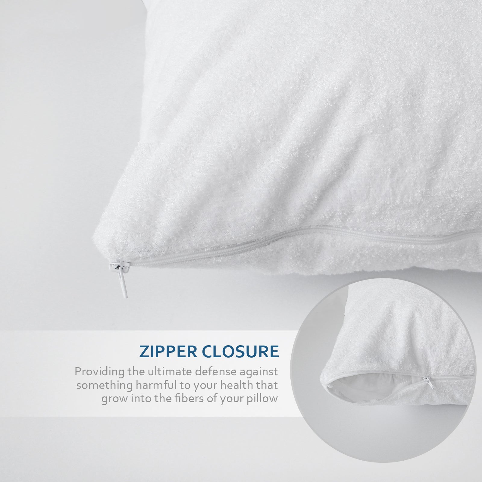 Waterproof pillow protectors sale